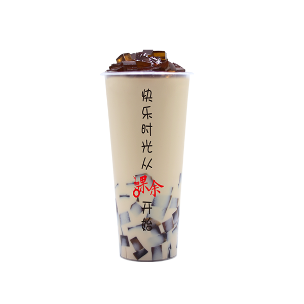 乌龙黑砖奶茶
